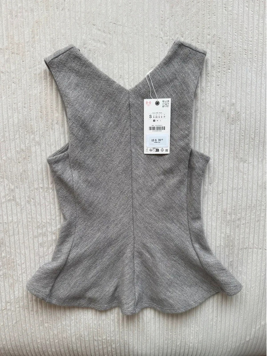 Zara Tops - Zara Women’s Sleeveless Peplum Top